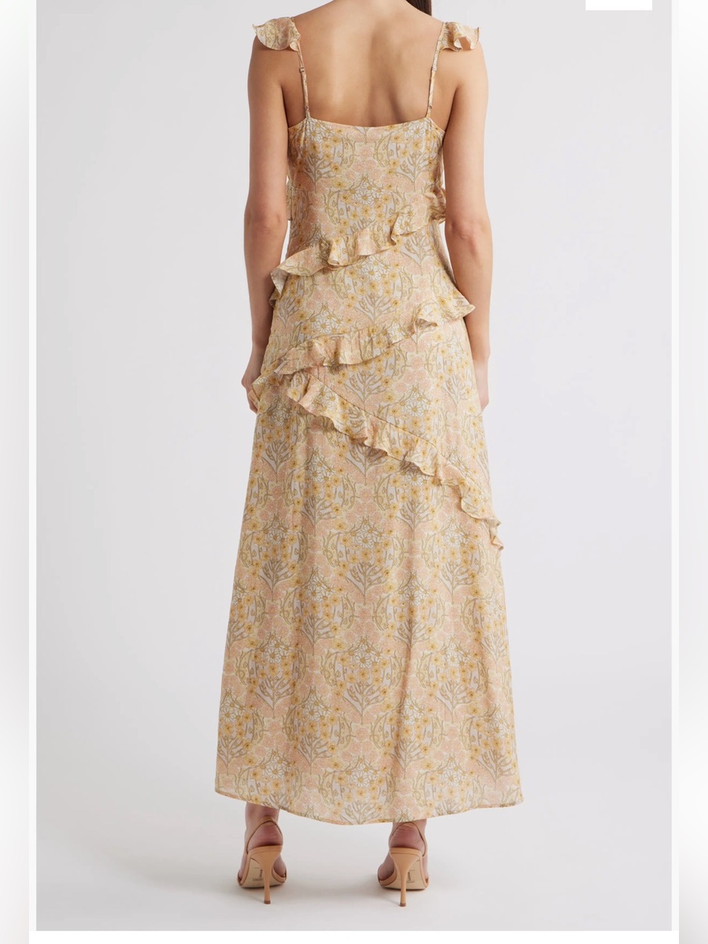 Boho Calabasas Tiered Ruffle Maxi Dress - Picture 3 of 6